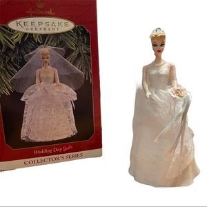 Vintage Hallmark 1997 Barbie “Wedding Day” ornament